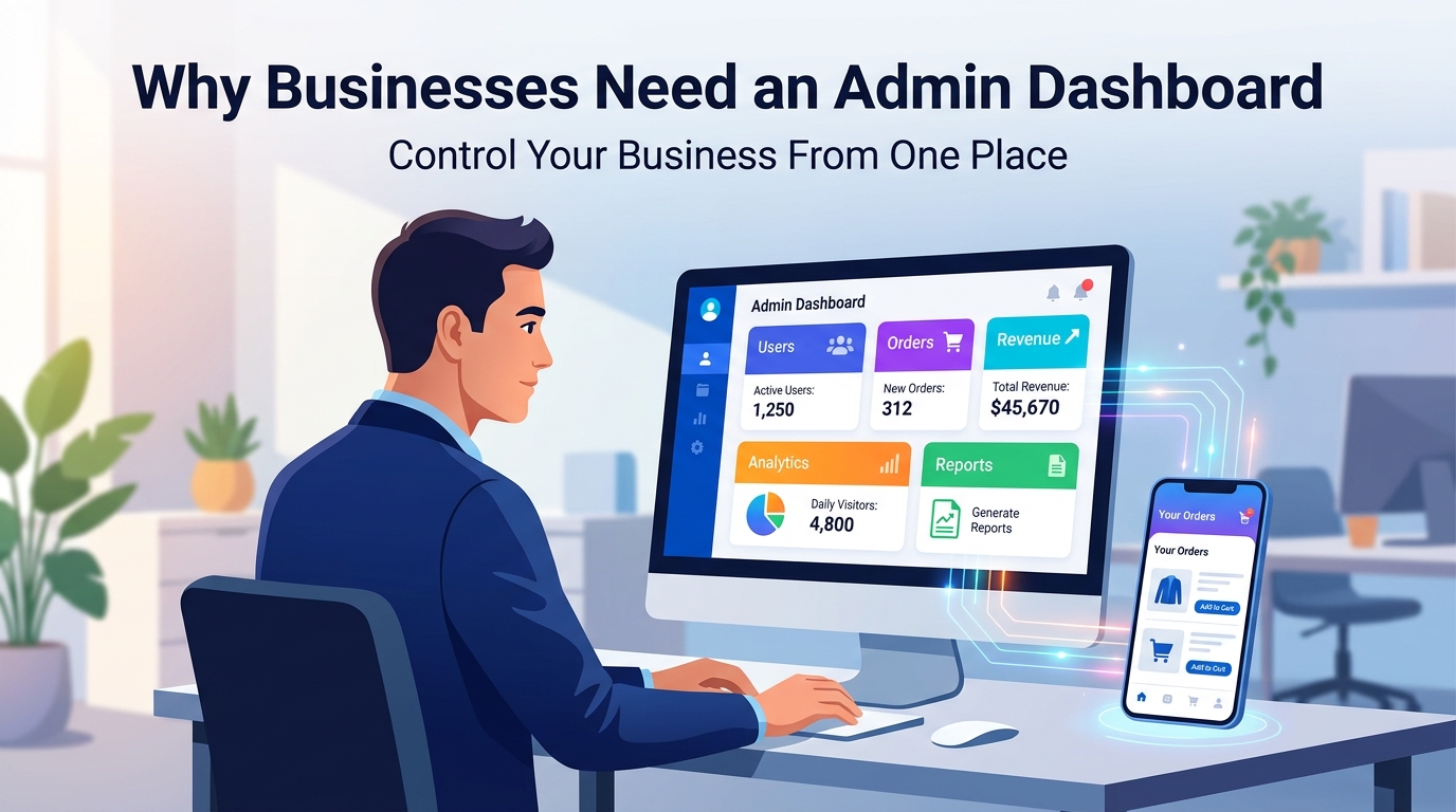 Why Businesses Need an Admin Dashboard for Their Mobile App