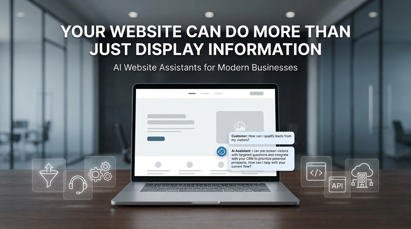 Your Website Can Do More Than Just Display Information: The Rise of AI Website Assistants